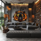 Additional product view of Angry Tiger Wall Decal.