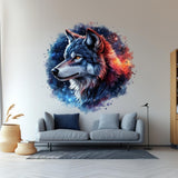 Alternate gallery view of Celestial Wolf Wall Decal.