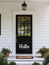Additional product detail of Hello Front Door Decal.