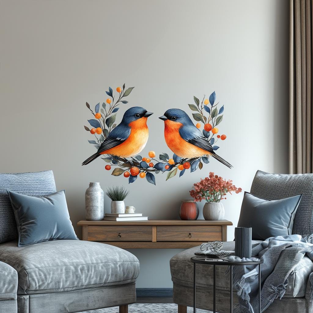 Additional product view of Bird Wall Decal.