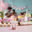Product view of Dinosaur Themed Personalized Kids Birthday Sticker Set.