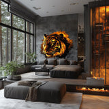 Additional product view of Fiery Tiger Wall Sticker Decal.