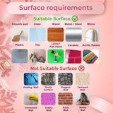 Product gallery view of Pink Christmas Tree Wall Decal.