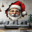 Santa Claus Wall Sticker displayed in a room setting.