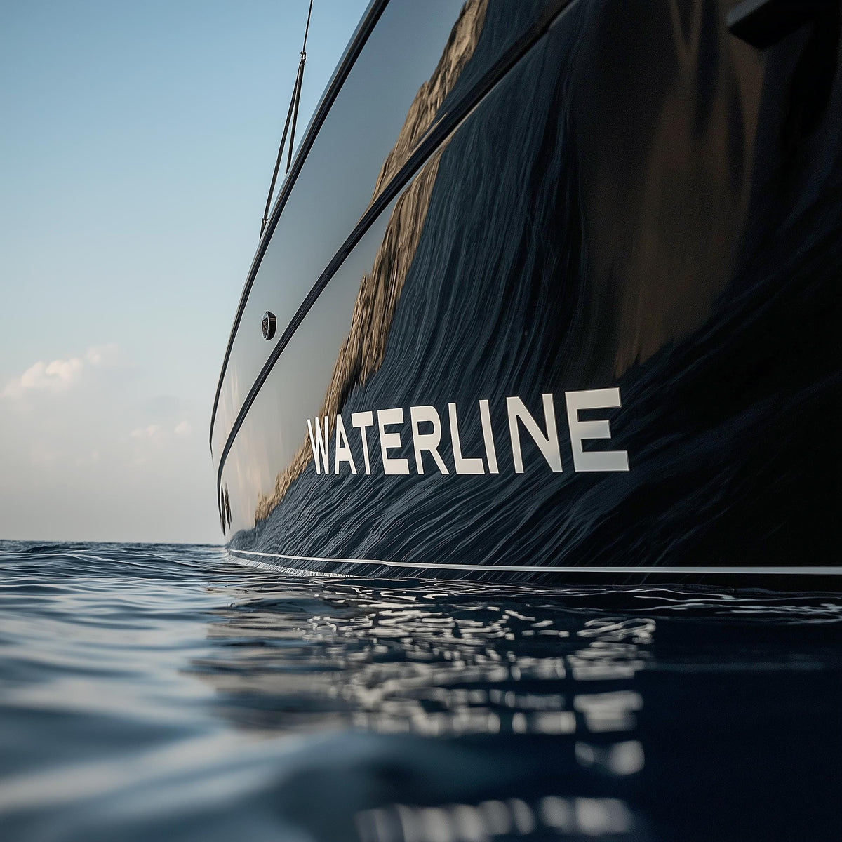 Additional product detail of Custom Boat Name Decal.