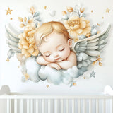 Product gallery view of Angel Baby Wall Mural.