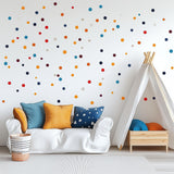 Additional product view of Colorful Polka Dot Wall Decal Set.