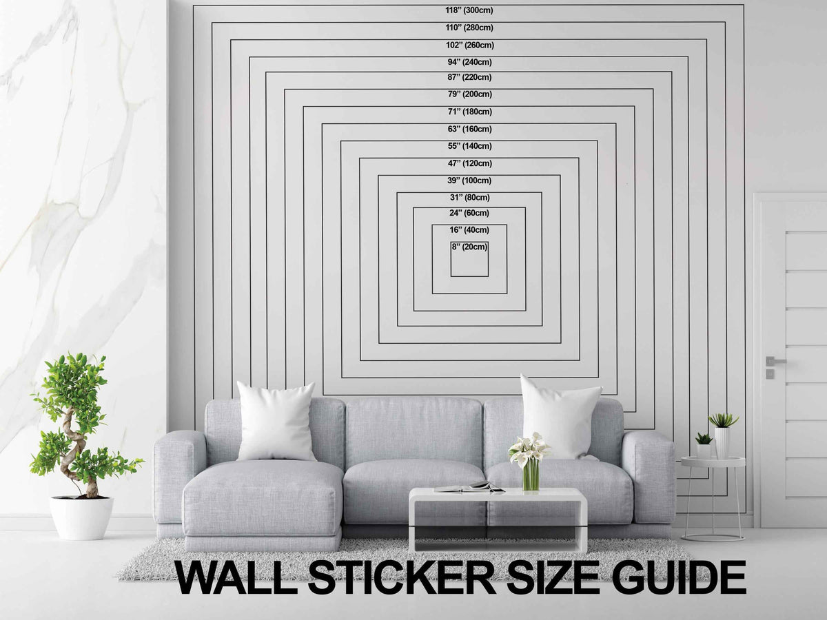 Product presentation view of Pallas Cat Eyes Wall Decal.