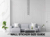Product presentation view of Pallas Cat Eyes Wall Decal.