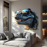 Alternate gallery view of Dinosaur Wall Decal with Sunglasses.