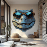 Alternate gallery view of Cool Dinosaur Wall Decal with Sunglasses.