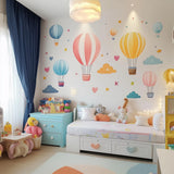 Product view of Hot Air Balloon Wall Decals.