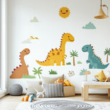 Product view of Dinosaur Wall Decals for Kids.