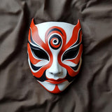 Additional product view of 3D Printed Japanese Fox Ninja Mask.