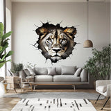 Alternate gallery view of 3D Lion Wall Decal.