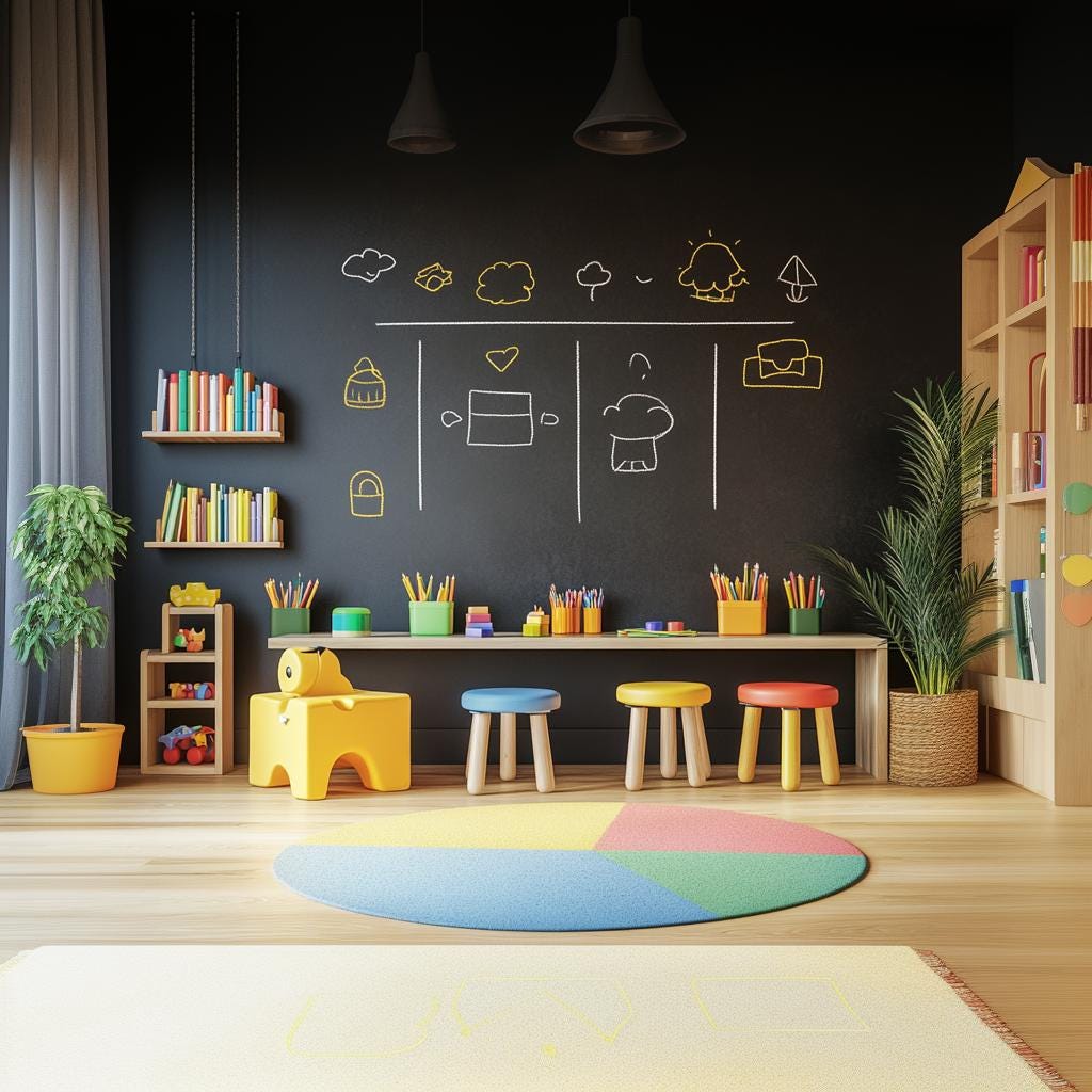 Alternate gallery view of Custom Chalkboard Wall Decal.