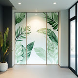 Alternate gallery view of Tropical Leaf Frosted Glass Sticker.