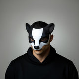 Alternate product presentation of 3D Printed Badger Mask.