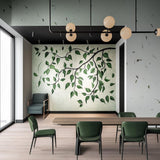 Product gallery view of Green Leaf Wall Decal.