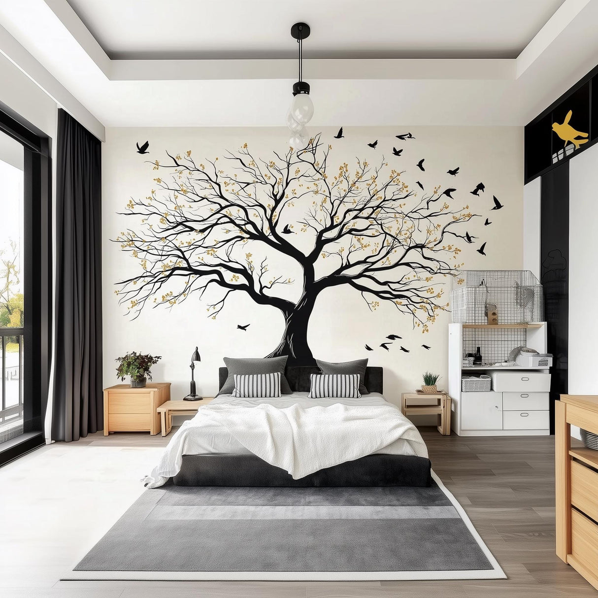 Additional product view of Large Tree Wall Decal.
