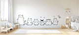Additional product detail of Cute Cat Wall Decal Set.