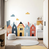 Alternate gallery view of Colorful Town Wall Decal.