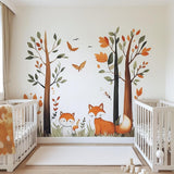 Product gallery view of Forest Fox Wall Decal.