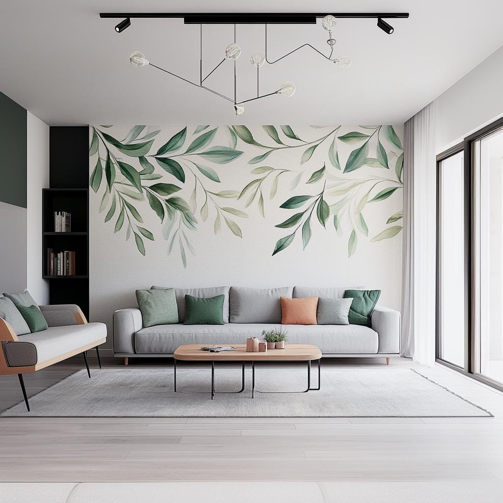 Alternate gallery view of Leaf Wall Decal.