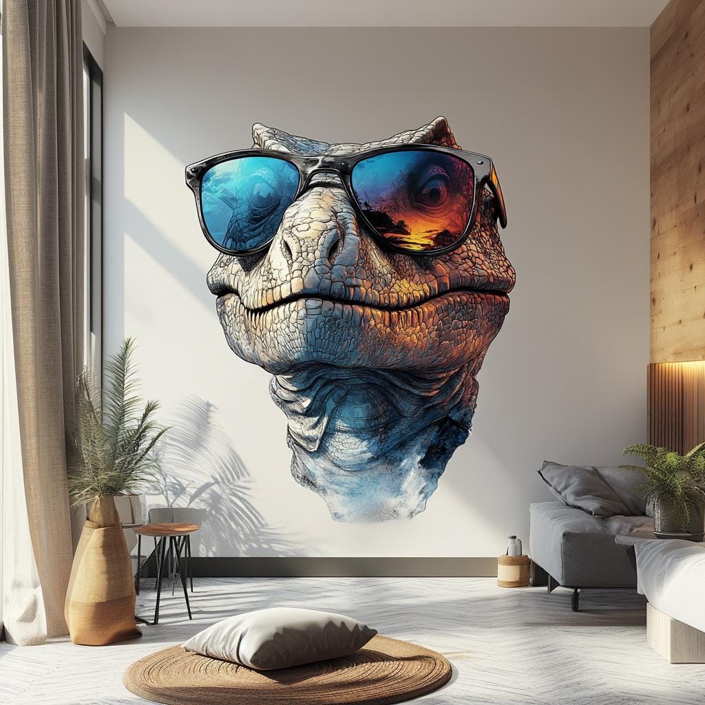 Alternate gallery view of Cool Dinosaur Wall Decal.