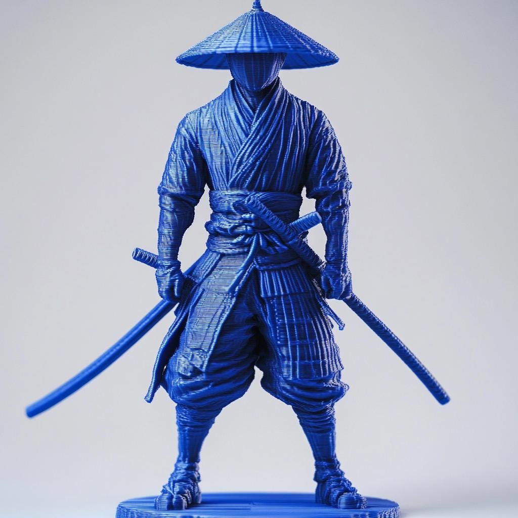Additional product view of Custom 3D Printed Figure.