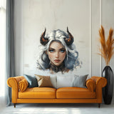 Additional product view of Fantasy Demon Girl Wall Decal.