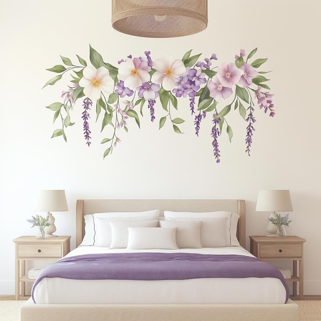 Alternate gallery view of Floral Wall Decal.