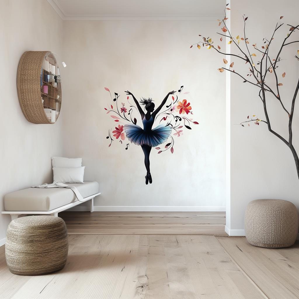 Alternate gallery view of Ballerina Wall Decal.