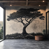 Large Tree Wall Decal displayed in a room setting.