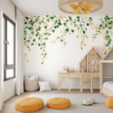 Additional product view of Watercolor Citrus Wall Decal.