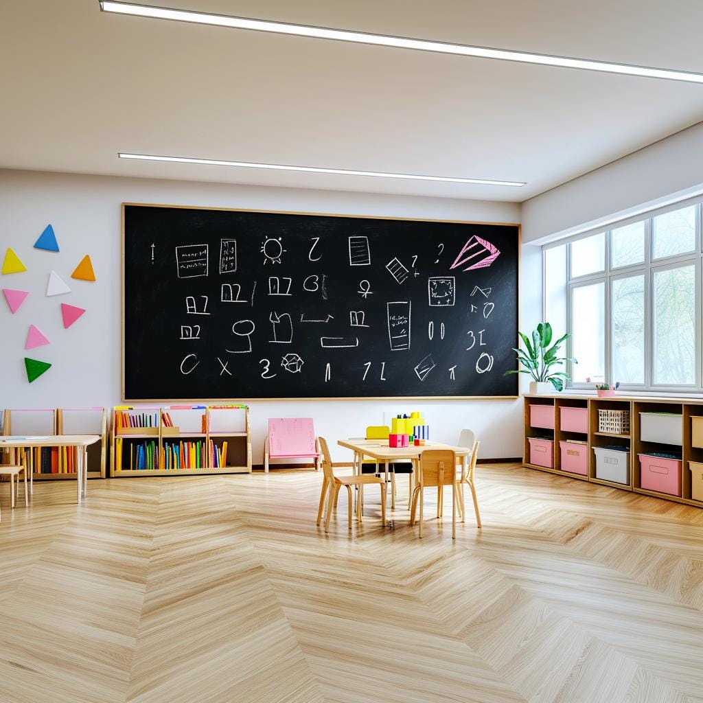 Alternate gallery view of Large Chalkboard Wall Decal.