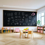 Large Chalkboard Wall Decal displayed in a room setting.