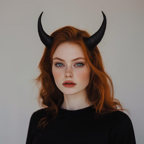 Small Demon Horns | 3D Printed Cosplay Horns | Gothic Costume Headdress
