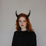 Additional product detail of Small 3D Printed Demon Horns.