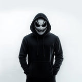 Additional product view of 3D Printed Grinning Demon Cosplay Mask.