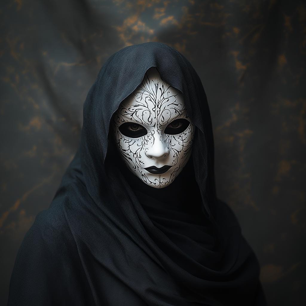 Alternate gallery view of 3D Printed Ornate Gothic Masquerade Mask.