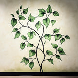 Botanical Vine Wall Decal displayed in a room setting.