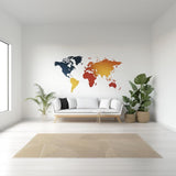 Additional product view of World Map Wall Decal.