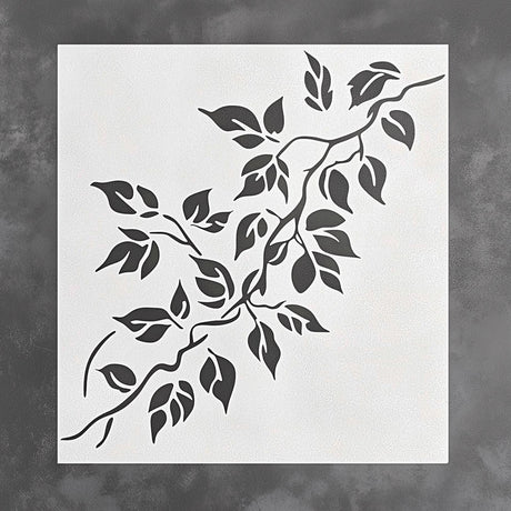 Vine Stencil | 3D Printed Leaf Stencil | Reusable Wall Ivy Painting Stencil