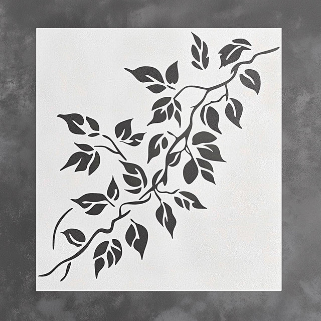 Vine Stencil | 3D Printed Leaf Stencil | Reusable Wall Ivy Painting Stencil