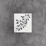 Product detail view of 3D Printed Leaf Vine Painting Stencil.