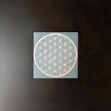 Additional product detail of 3D Printed Flower of Life Painting Stencil.
