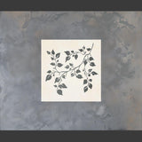 Alternate product view of 3D Printed Floral Vine Painting Stencil.