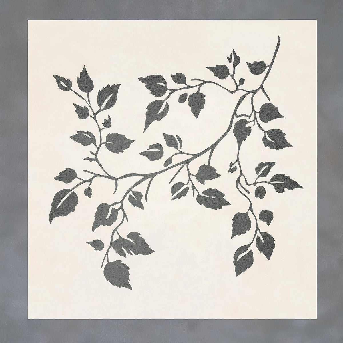 Product detail view of 3D Printed Floral Vine Painting Stencil.
