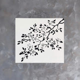 Product presentation view of Cherry Blossom Stencil.